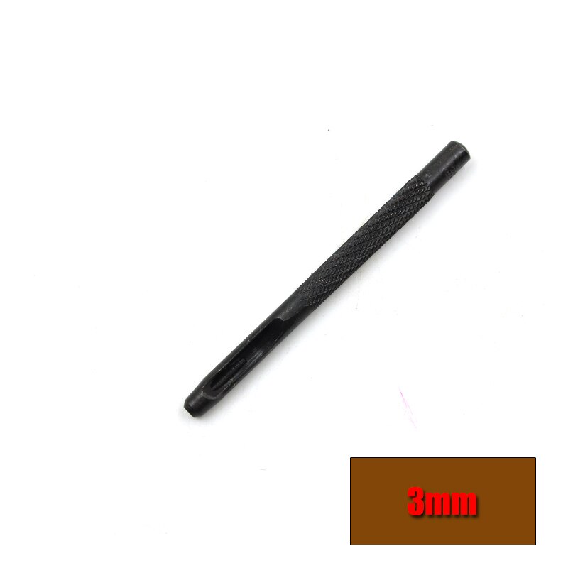 20 größe Stahl Hohl See Stanzen Leder Dichtung Hohl schlagen einstellen Dichtung Gürtel See Hand See Stanzen Zubehör Handwerk Werkzeug: 3mm