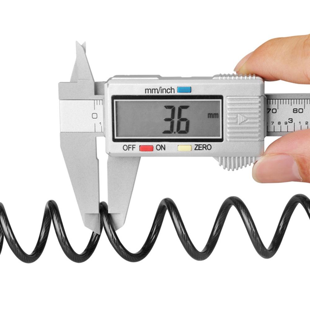 4 Digit Combination Locks Bicycle Helmet Backpack Lock Steel Wire Anti Theft Cable Lock for MTB Mountain Bike Riding Cycling