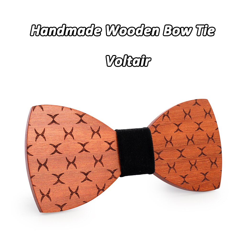 Mahoosive Bowties Groom Normal Mens wood Cravat For Men Butterfly Gravata Male Marriage Wedding Bow Ties: Voltair
