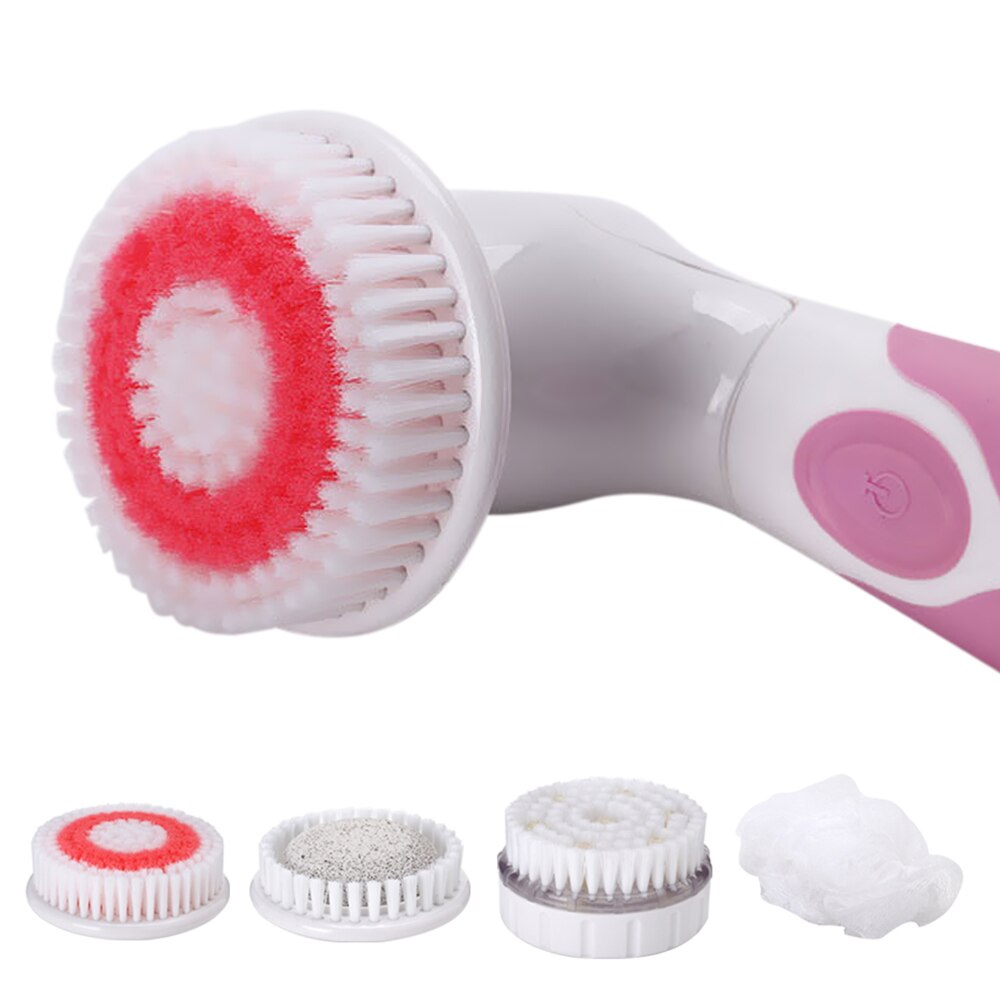 Elektrische Bad Borstel Lange Steel Back Massage Scrubber Douche Borstel Verwijderen Exfoliërende Badkamer Douche Wassen Tool