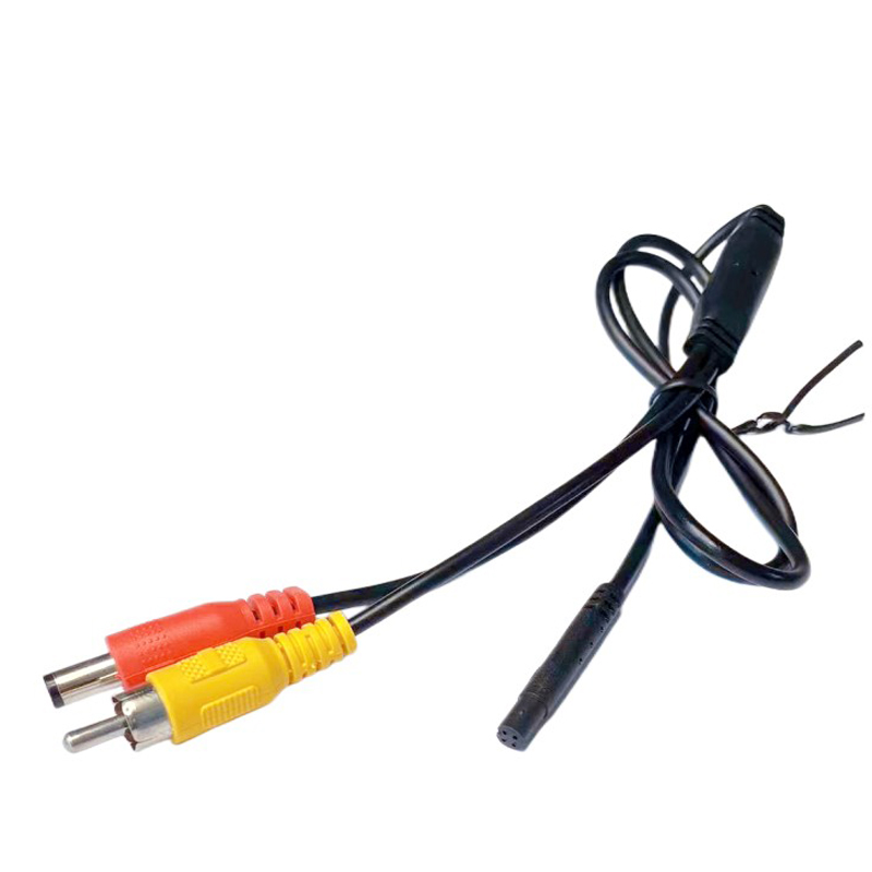 Auto RCA CVBS Stecker auf 4-polige Buchse Konvertierungs kabel für Rückspiegel DVR Park Monitor verbinden Rückfahr kamera Rückfahr kamera