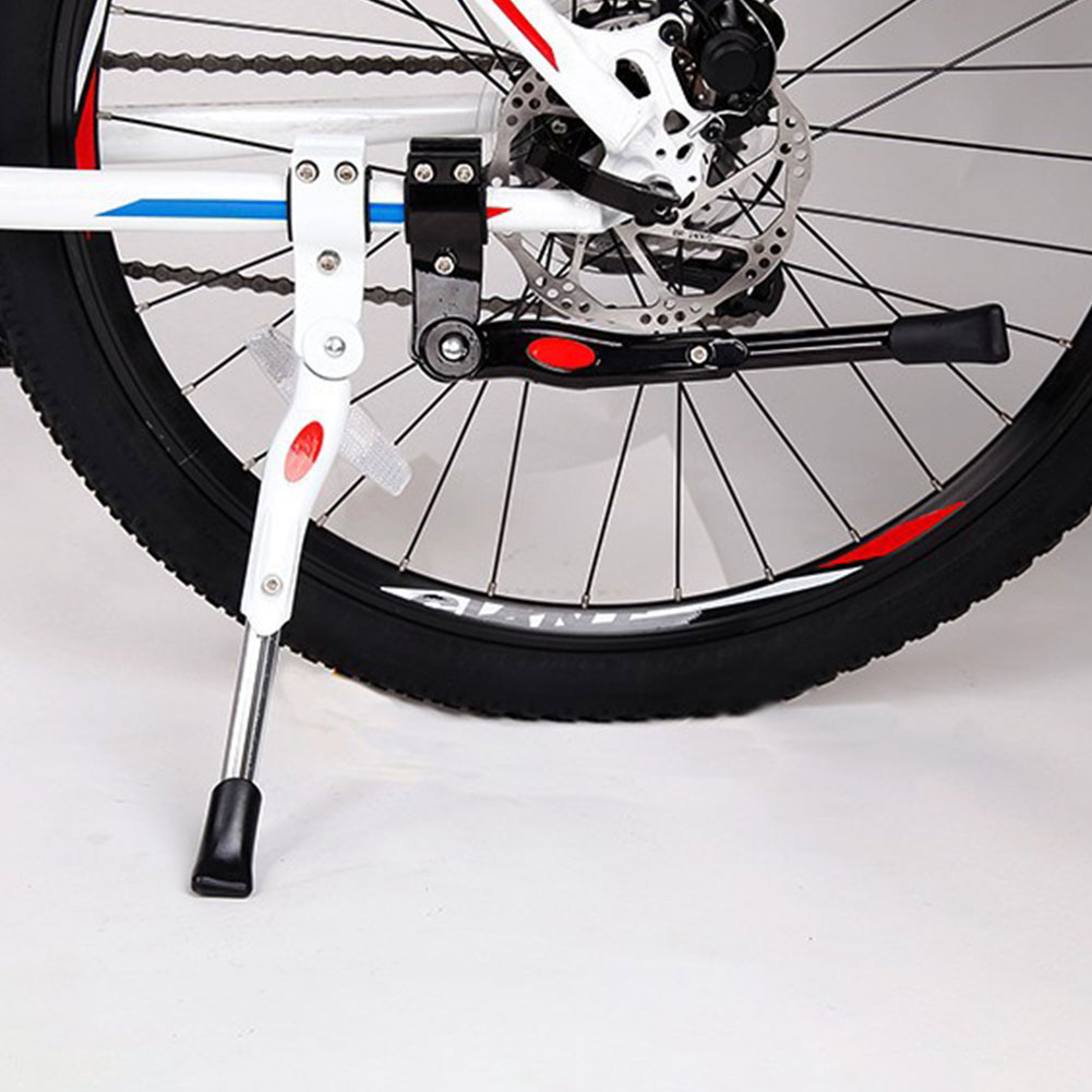 Mtb cykel cykel kickstand parkeringsstativ mtb mountainbike support side kick stand fodbøjle justerbar 13-16 tommer