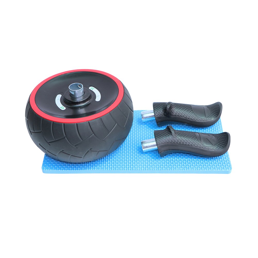 Training Fitness Equipment Ab Roller Resistance Abdominal Wheel with Mat Core Exerciser Equipments Gym Training