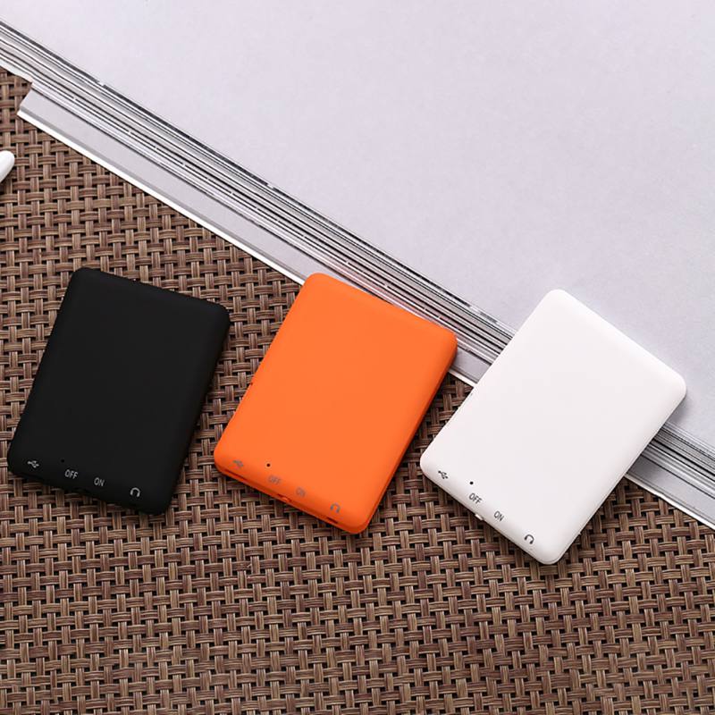 Portable 1.8" Color Screen Ultrathin MP4 Player Support 32G TF Card 13 Languages MP4 HiFi Music Video Player FM E-book Walkman