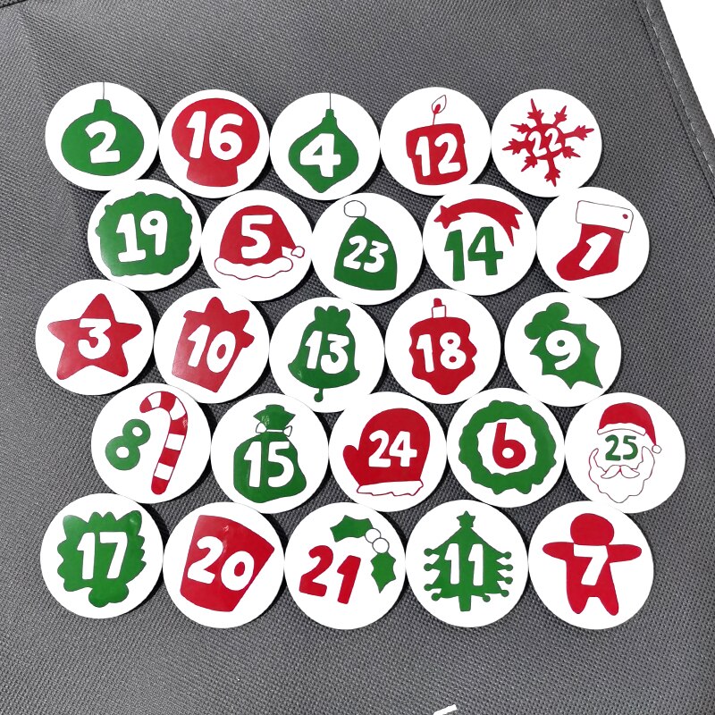 Nengdou 24 Stks/set Kerst Badge Broche Diy Accessoires Voor Kleding Hoed Rugzak Kerstboom Decoratie Kawaii Pins