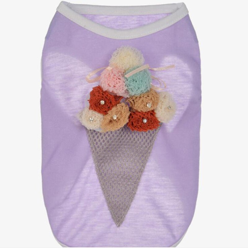 Vêtements pour chiens chiot d'été gilet chiot chat chien vêtements respirant T-shirt vêtements vêtements chien chemise