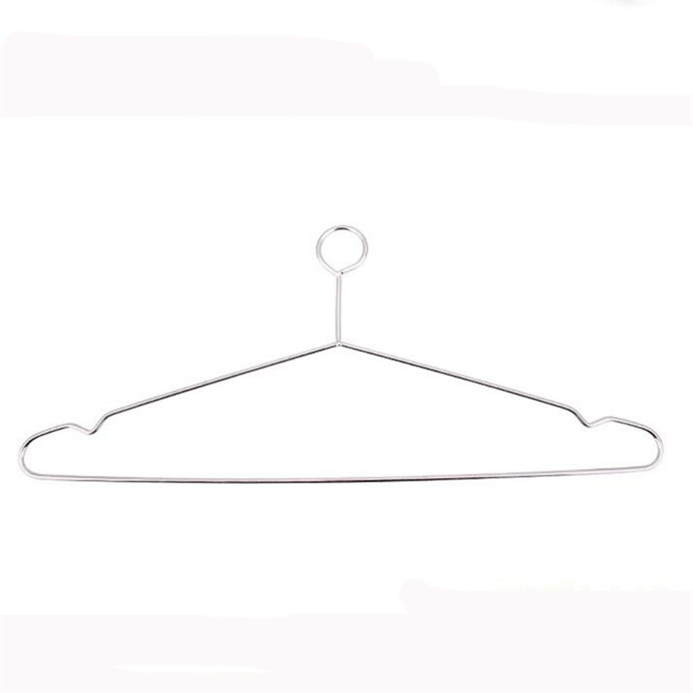 10 PCS Anti-theft Stainless Steel Clothes Hanger with Security Hook Metal Clothing Hanger for Hotel Used Closet Organizer X2