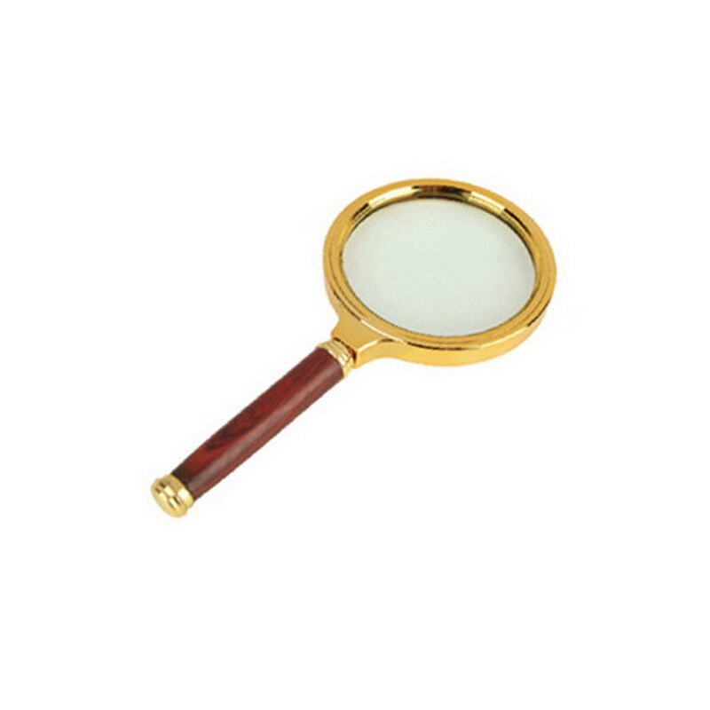 Magnifying Glass 10X Handheld 60mm/70mm/80mm/90mm Portable Magnifier for Jewelry Newspaper Reading Handheld Magnifier: A / 60mm