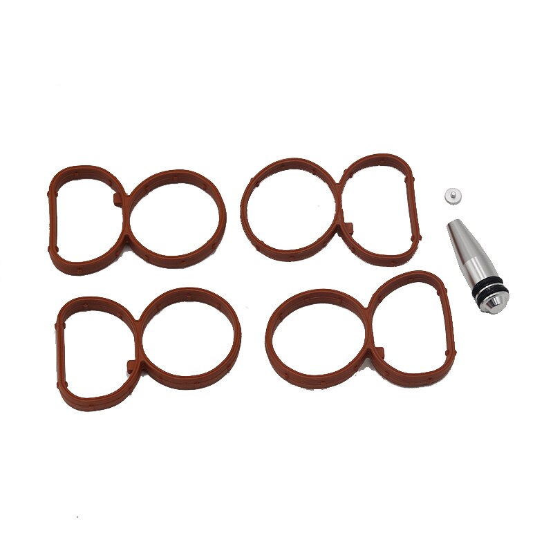 Swirl Flap Blanks Plate & Intake Inlet Manifold Gasket Seal For BMW E60 E92 2.0T N47 E81 E87 E88 E82 E90 E91 E92 E93 E61: set