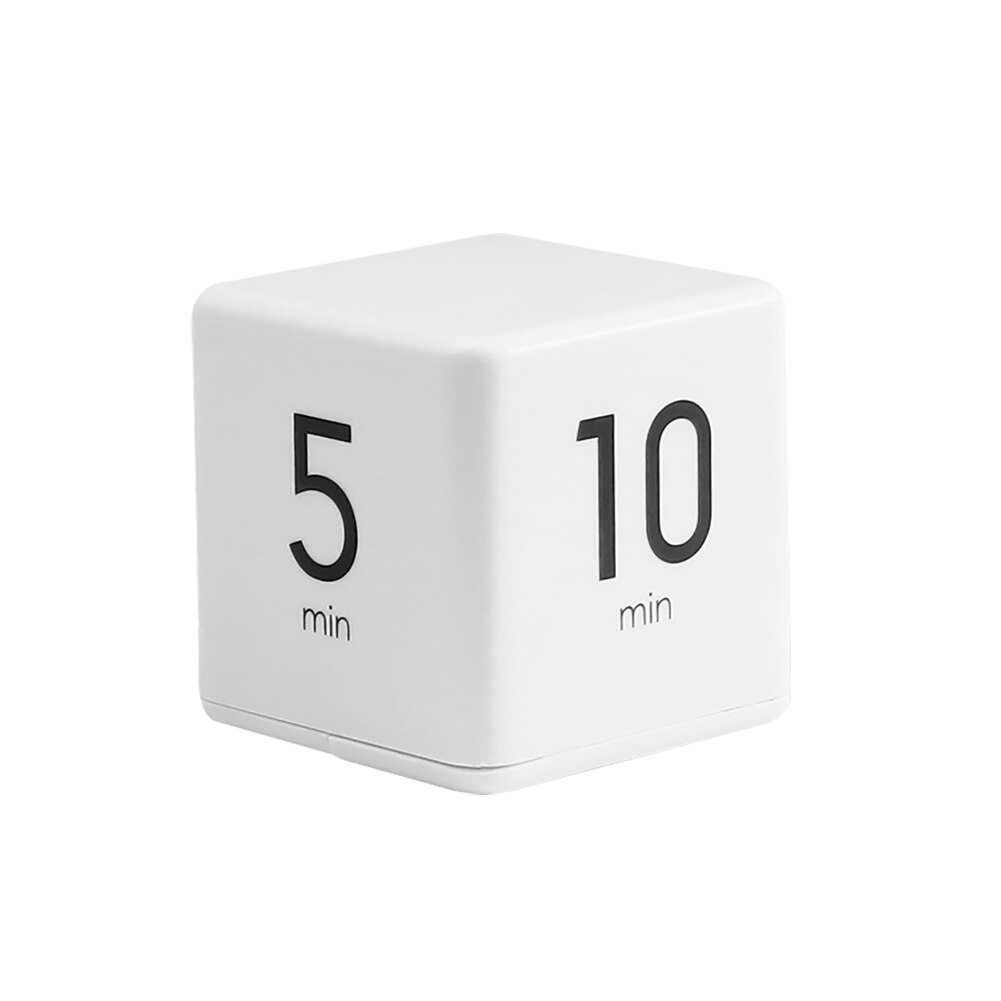 Clock Timer Alarm Cube Digital Minutes Time Management White timer time management tool: 1