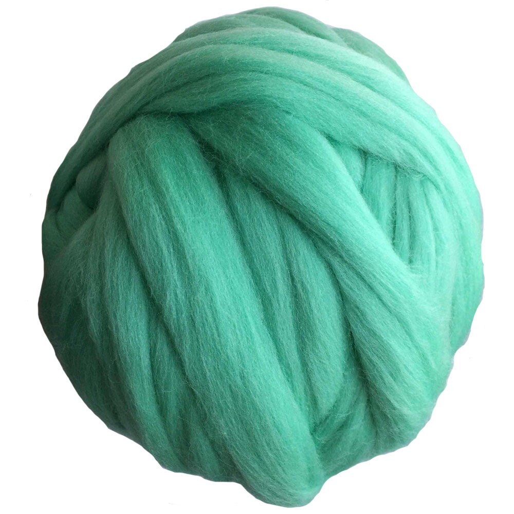 1000g 6cm tykt super chunky garn blødt merino uld garn roving spinding til arm strikning hånd strikket tæppe