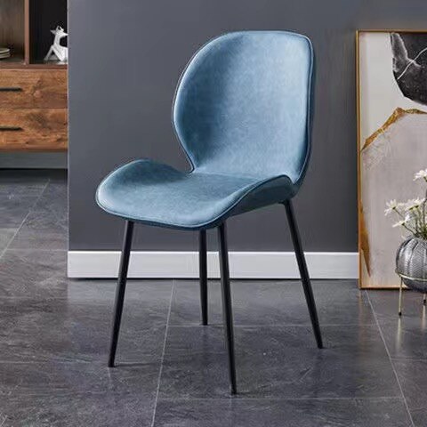 Dining chair metal with leather Dining chair: 7
