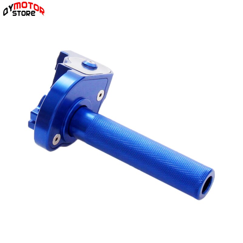 7/8 ''Cnc Aluminium Twist Gashendel Grip Voor Dirt Bike Quad Atv Pit 50cc 125cc 150cc 250cc: blue