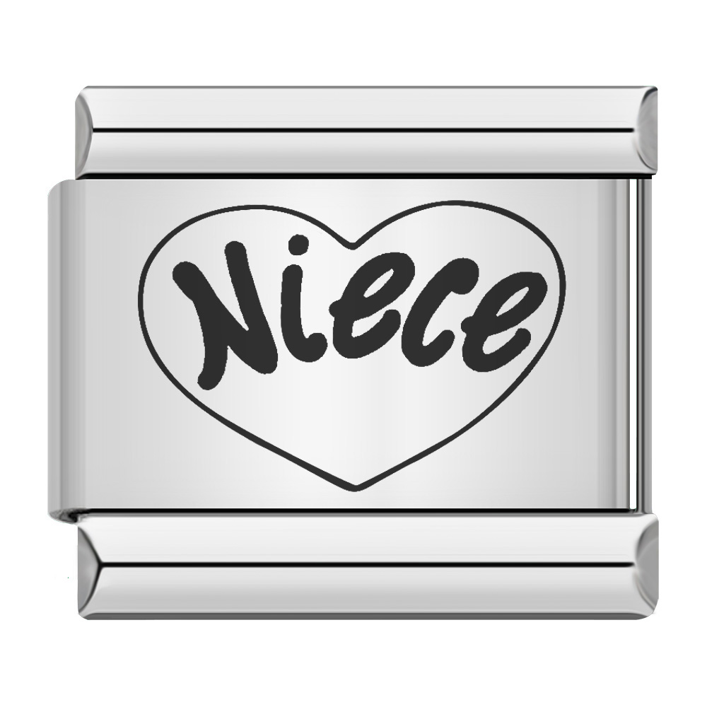 BestFriend Lovers Footprints I Love series Italian Charm Modular Links Fit 9mm Bracelets Stainless Steel Jewelry DIY Hand Making: Gold-color