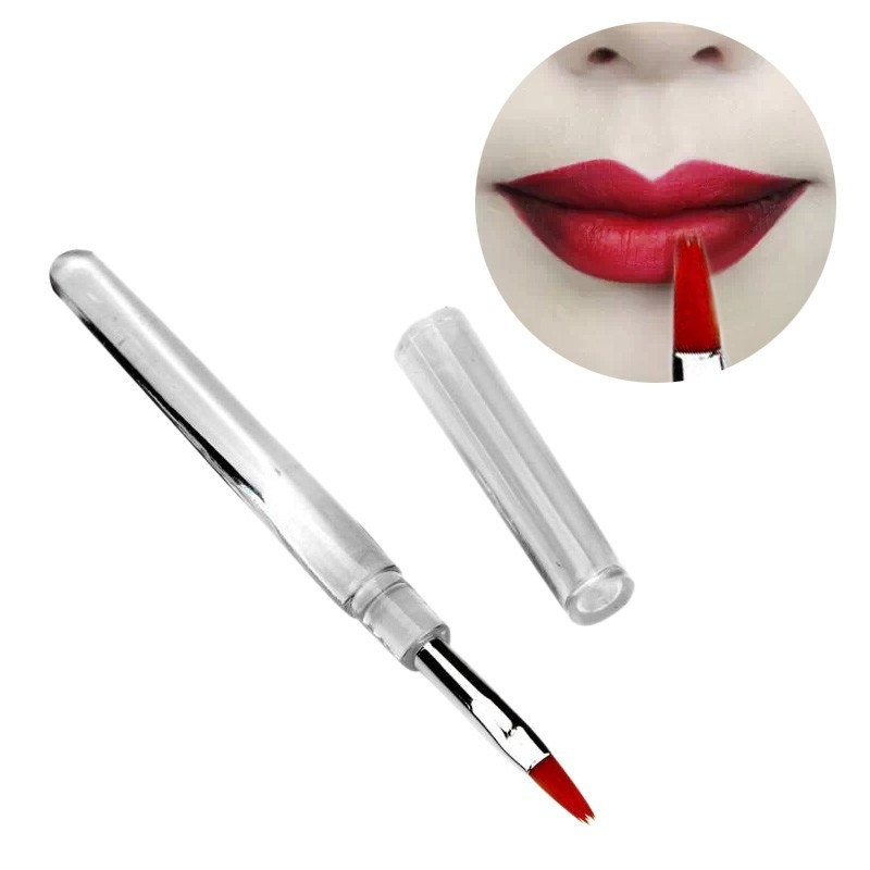 #501 Mode 1 st Make-Up Borstels Draagbare Flexibele Lip Brush Tool Freeship