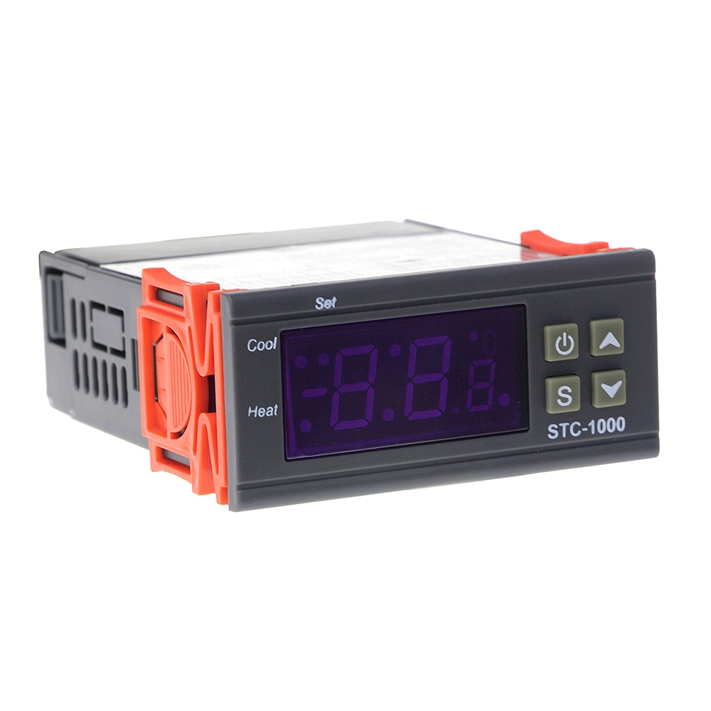 LED Digital Temperature Controller STC-1000 12V 12V 24V 220V Thermostat Thermostat and Heater Cooler Control