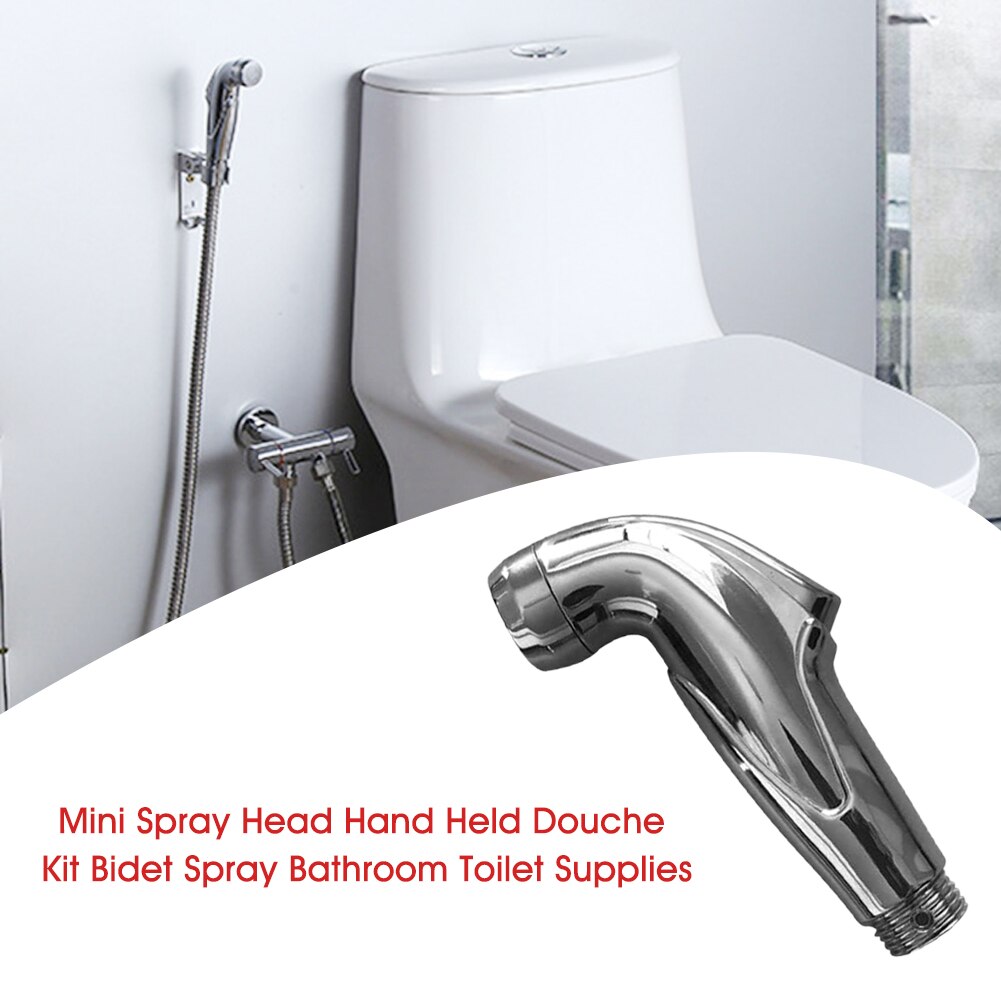 Hoge Druk Douche Kit Kraan Mini Sproeikop Wc Levert Luier Douche Bidet Spuiten Hand Gehouden