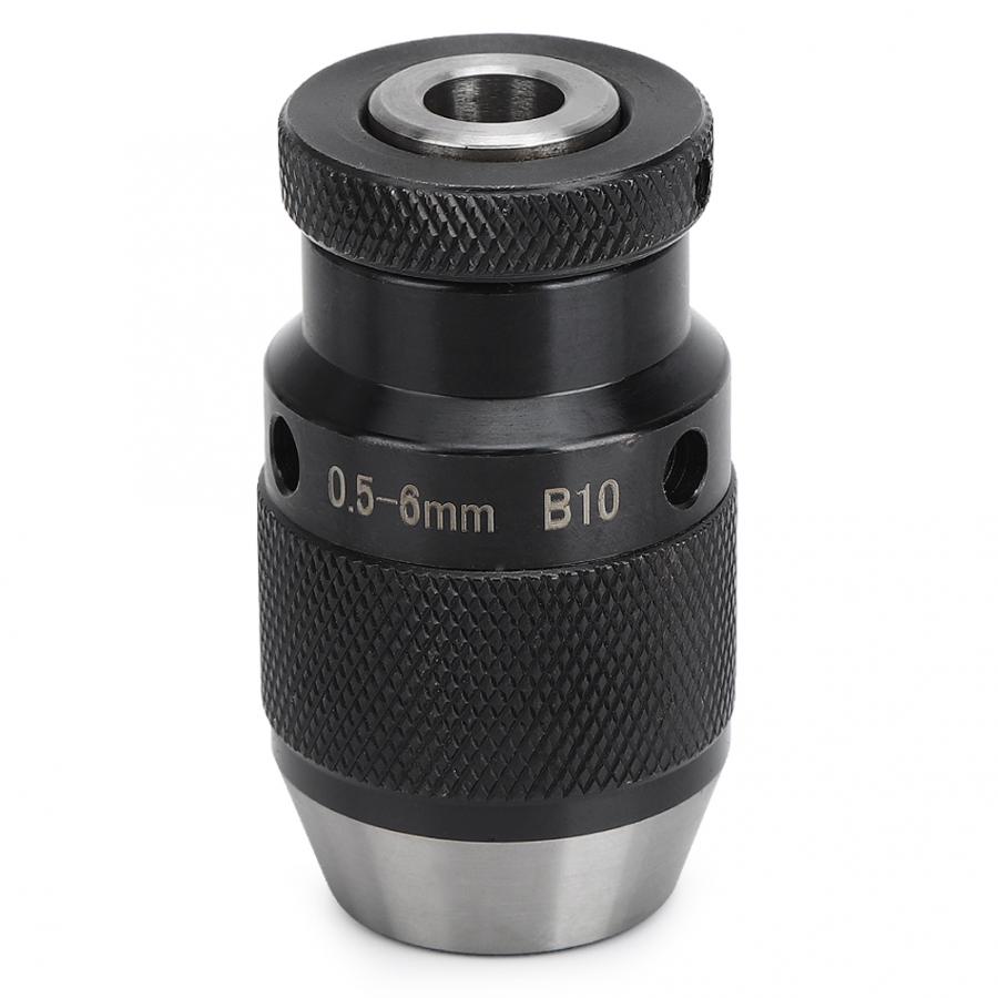 0.5-6mm B10 Automatic Locking Drill Chuck Milling Machine Self Tighten Drill Chuck