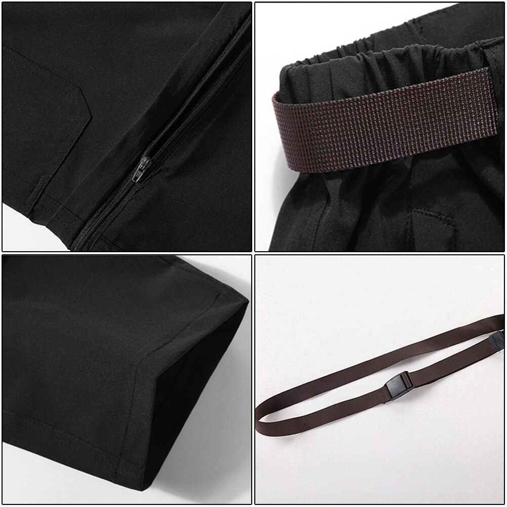 Quick Dry Adjustable Climbing Detachable Zip Off Convertible Water Resistant Outdoor Hiking Unisex Trousers Summer Pants Fishing