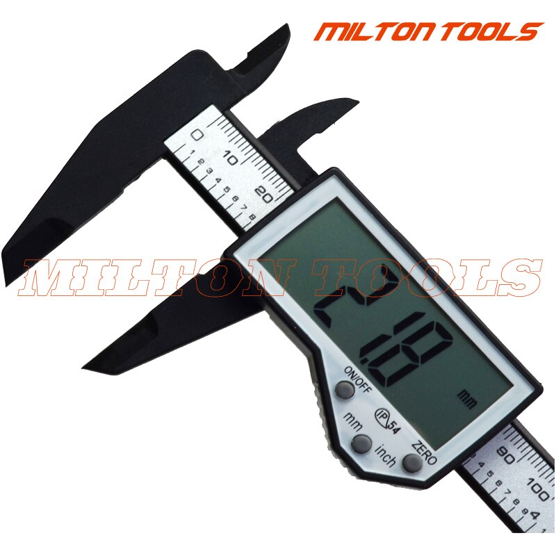 150mm 6 inch LCD Digital Electronic Carbon Fiber Vernier Caliper Gauge Micrometer Measuring Tool Ruler Digital Calipers