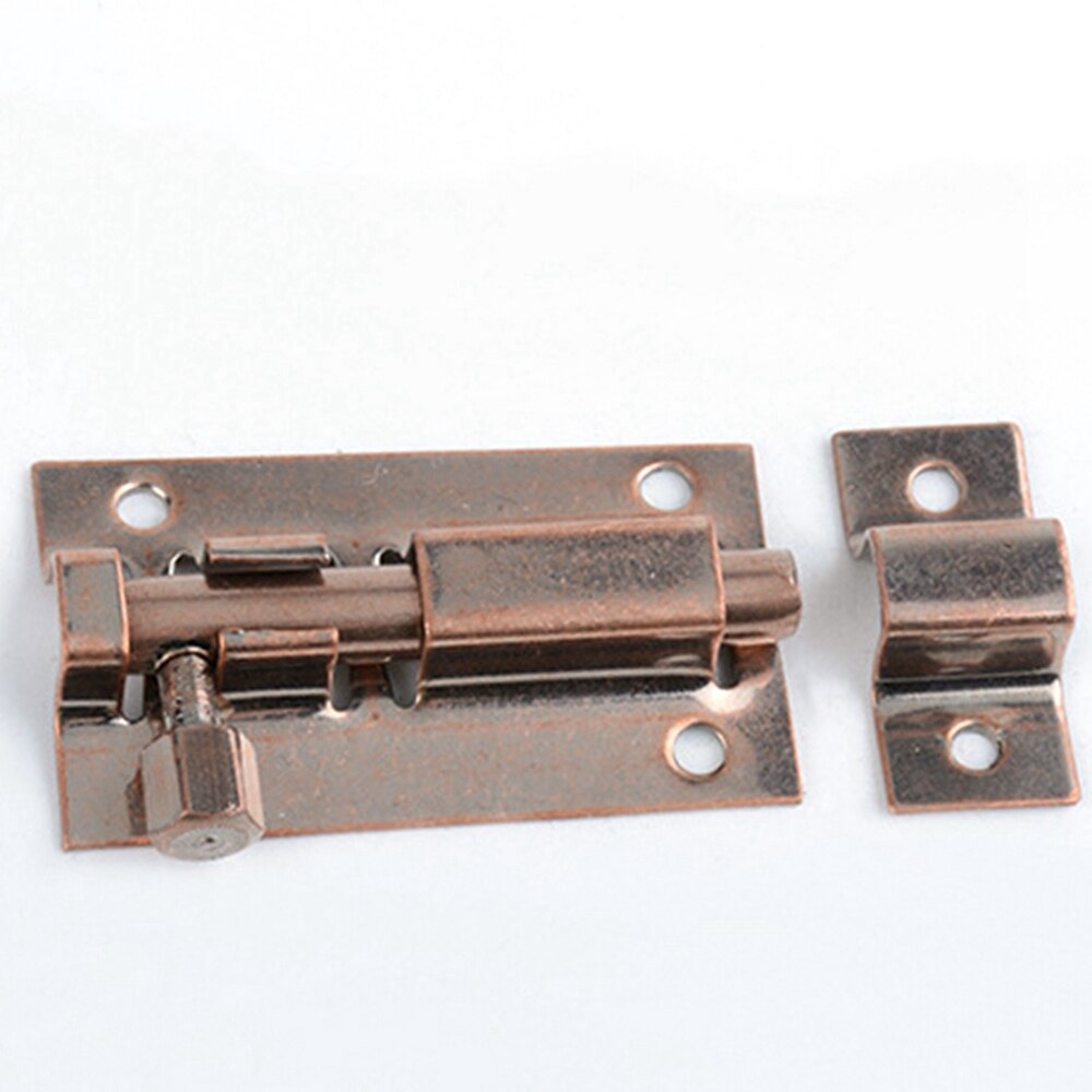 2/3/4Inch Stainless Steel Doors Slide Lock Bolt Barrel Home Gate Safety Hardware Screws Bathroom Lock