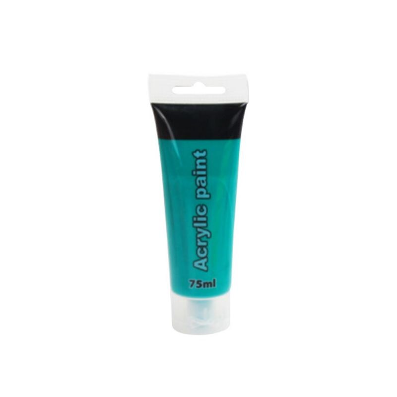 Peinture en tissu pour vêtements | Tuyau acrylique de 75ml peinture murale pour vêtements, fiber de clou Textile, peintures acryliques, grandes fournitures d'art: green