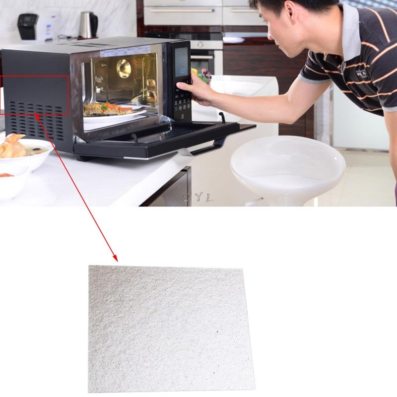 Nyttige glimmerplader ark mikrobølgeovn reparationsdel køkkenredskab 145 x 120mm