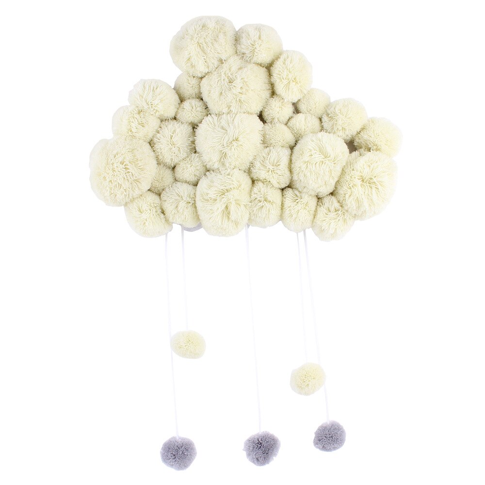 eins Kurze Korallen Plushball Neugeborenen Baby Zimmer Dekor Fotografie Requisiten Baby Schlafzimmer Dekoration Befriedung Spielzeug für Baby Bettwäsche: Gelb