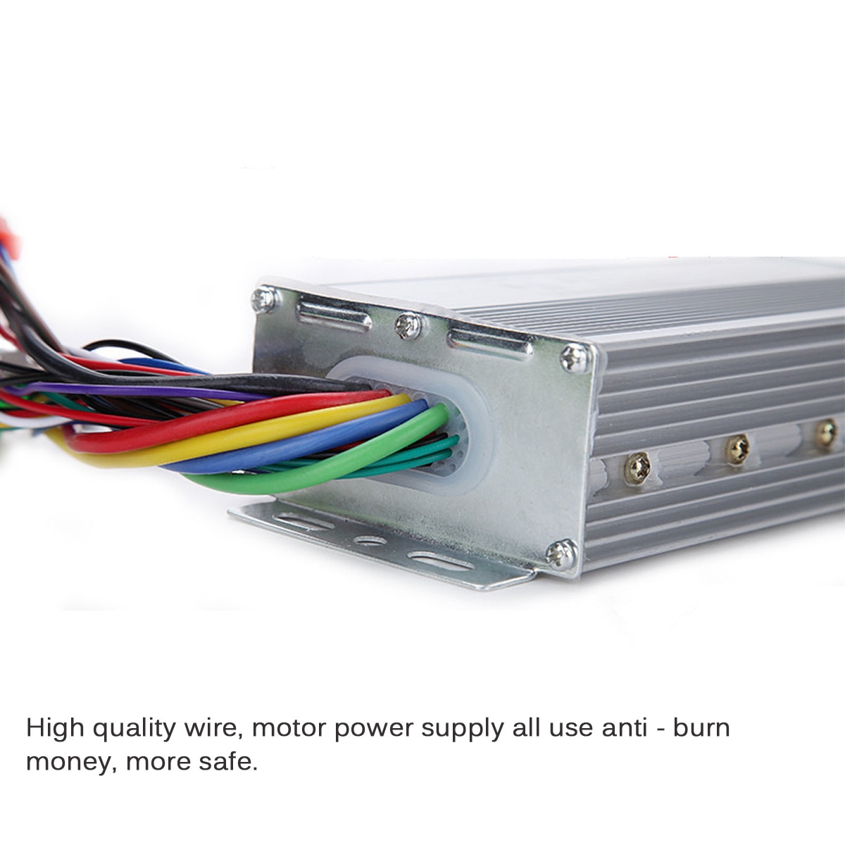 600W 25A Brushless DC Motor Regulator Speed Controller For Electric Bicycle E-bike Scooter DC 48V-64V