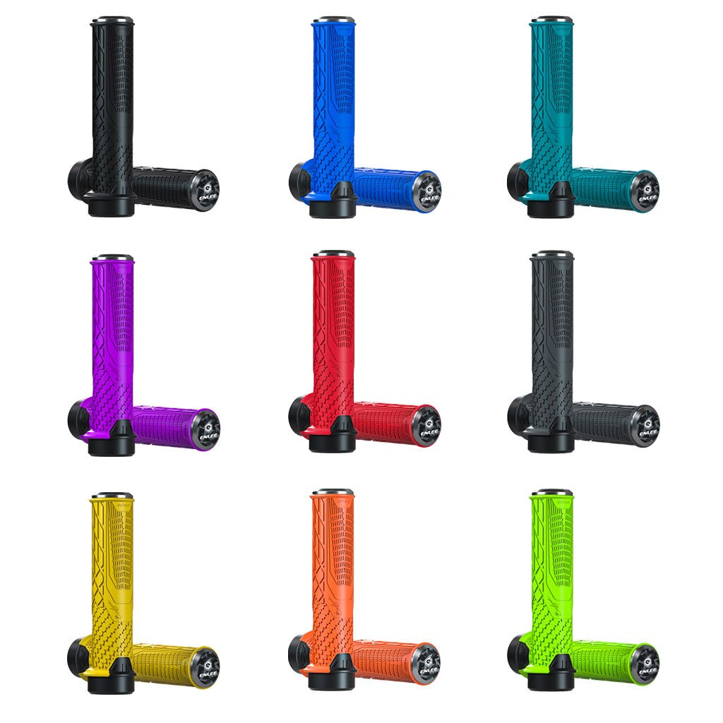 Poignées de guidon de vélo en caoutchouc, 1 paire, poignées de vélo Anti-souple, verrouillage, guidon de cyclisme ultraléger