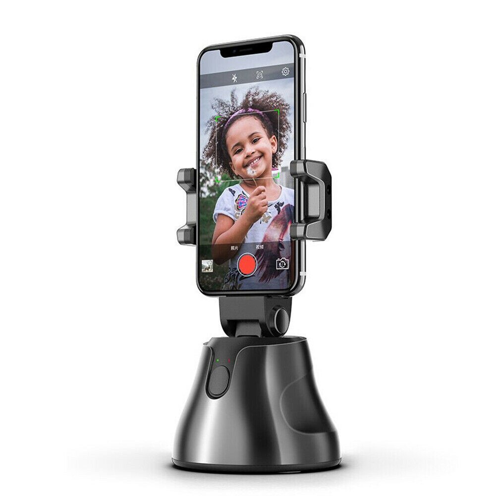360 rotação auto face tracking objeto de rastreamento inteligente tiro titular do telefone celular câmera tripé montar suporte