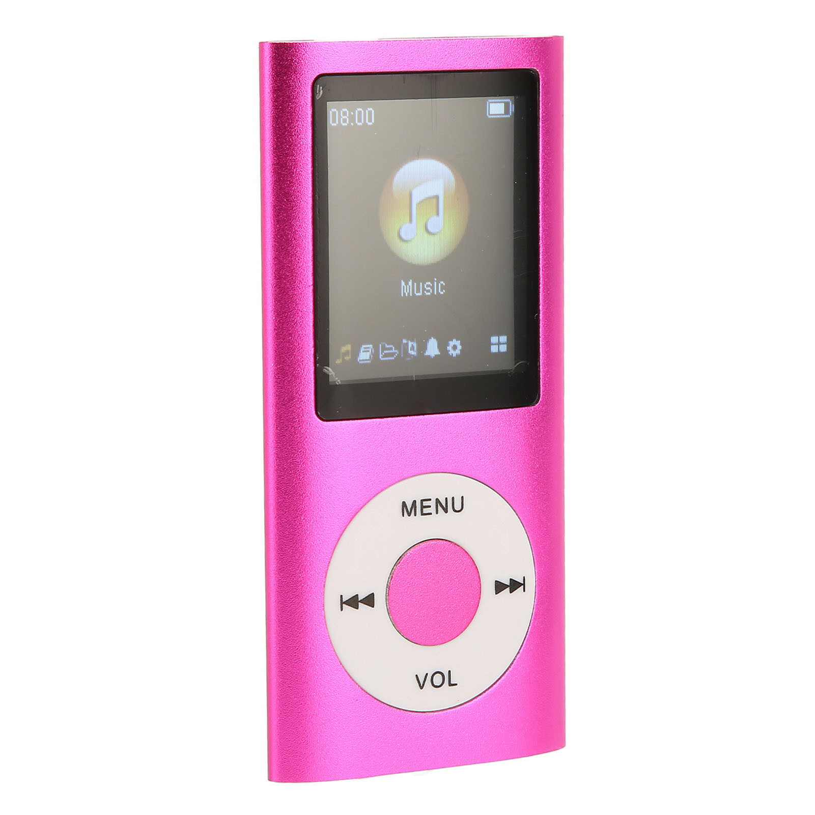 LCD Player 1.8in Player Support Memory Card Ultra Thin LCD MP3 Player with Bluetooth for Students Running Walking MP3 Player