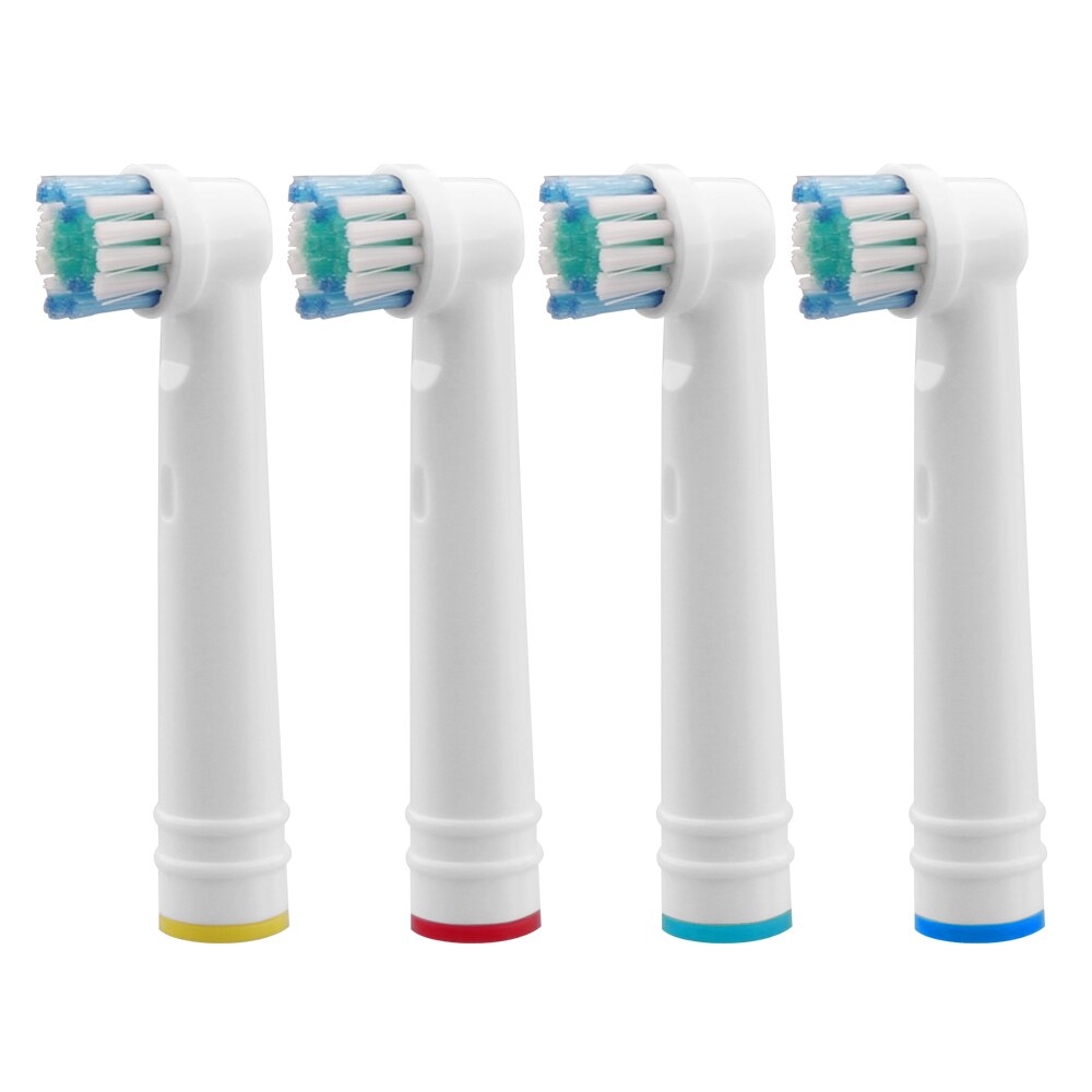 4 stuks Opzetborstels Voor Oral-B Elektrische Tandenborstel Advance Power/Pro Gezondheid/Triumph/3D excel/Vitality Precision Clean
