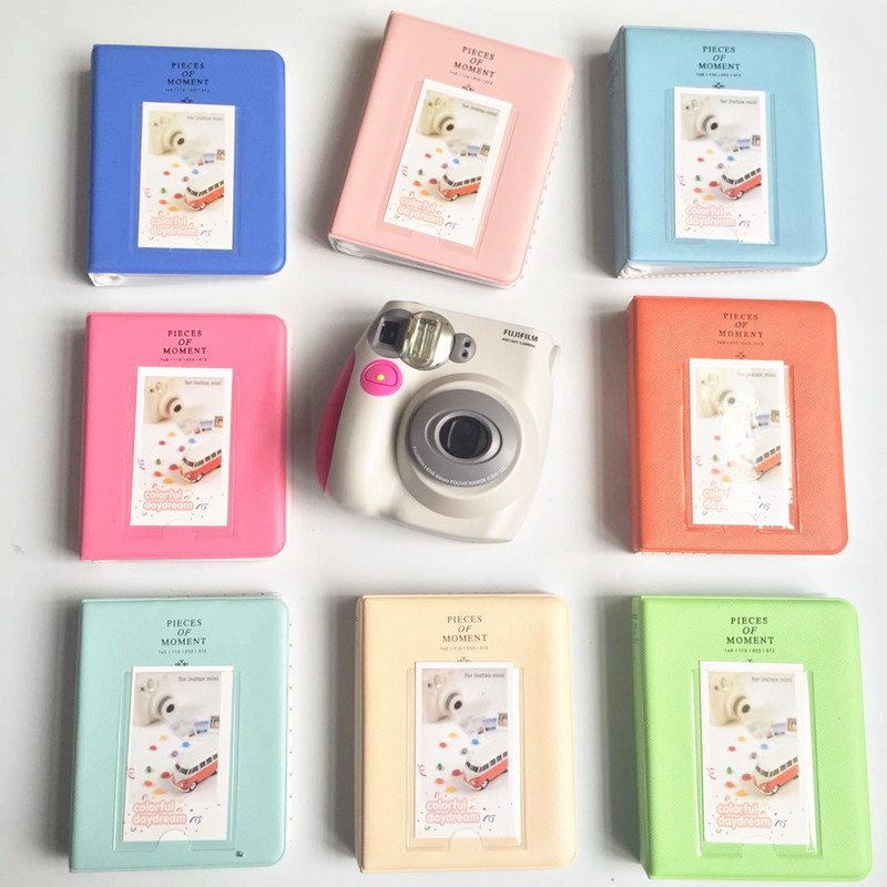 64 lommer polaroid fotoalbum mini øyeblikkelig bilde sak lagring for fujifilm instax mini film 8 korea instax album fotografia