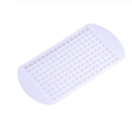 160 Grids Form for Ice Tray Fruit Ice Cube Maker DIY Ice Cube Tray Hielo Mold Square Shape Kitchen Accessories: White