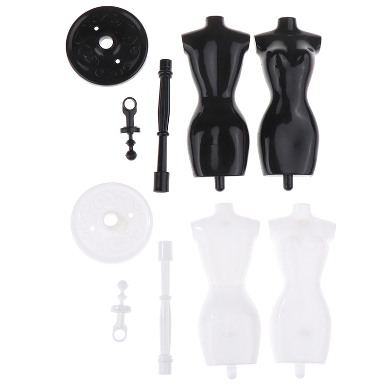 Soporte de maniquí en miniatura para casa de muñecas, colgador de abrigo, soporte de falda, modelo humanoide de juguete, forma de exhibición de vestido de plástico, 1:6