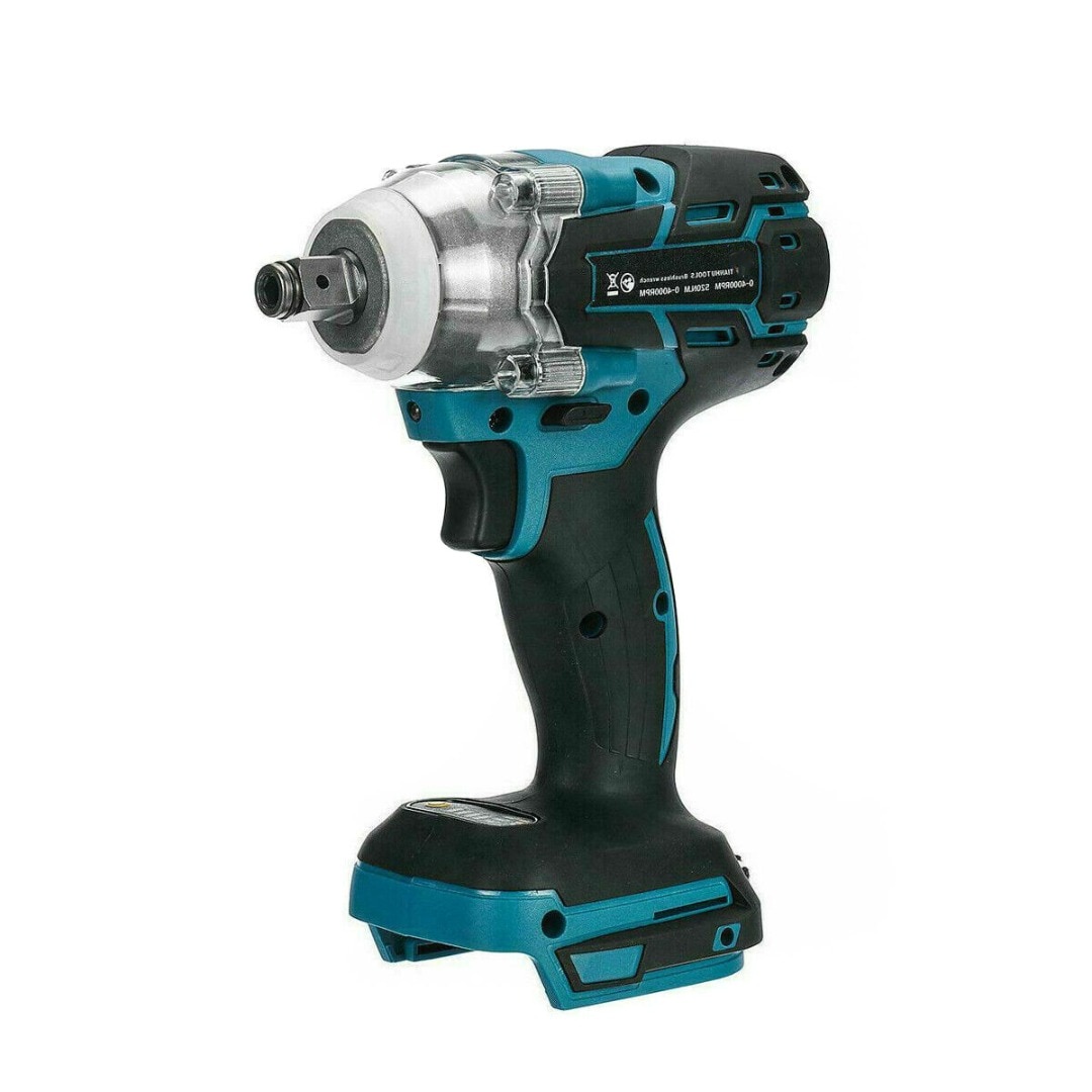 18V Electric Wrench Brushless Impact Wrench Rechargeable Socket Wrench Power Tool Cordless 1/2" Lithium Battery Power Tool: Impact Wrench