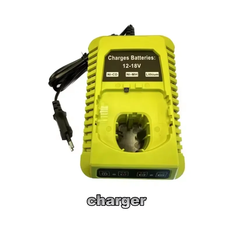 For RYOBI ONE+high-performance lithium battery 18V low self discharge suitable for all ONE+tools P104 P107 P108 RB18L50 RB18L20: Pink