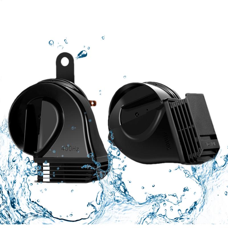 Reemplazo de bocina de motocicleta, bocina de Caracol impermeable de 12V para motocicleta, bocina de tren, altavoces estéreo para coche, accesorios para coche, bocina de aire para barco