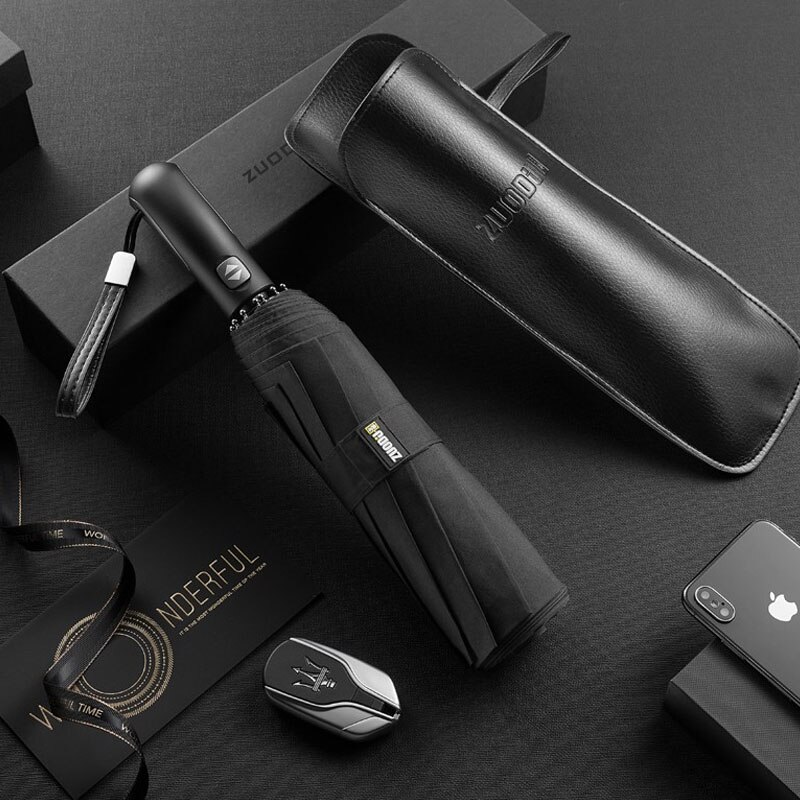 Xiaomi Zuodu Reflektierende Regenschirm männer Automatische Regenschirm Lampe Umge Weibliche sonnig Regen Klapp Automatische UV Großen Regenschirm