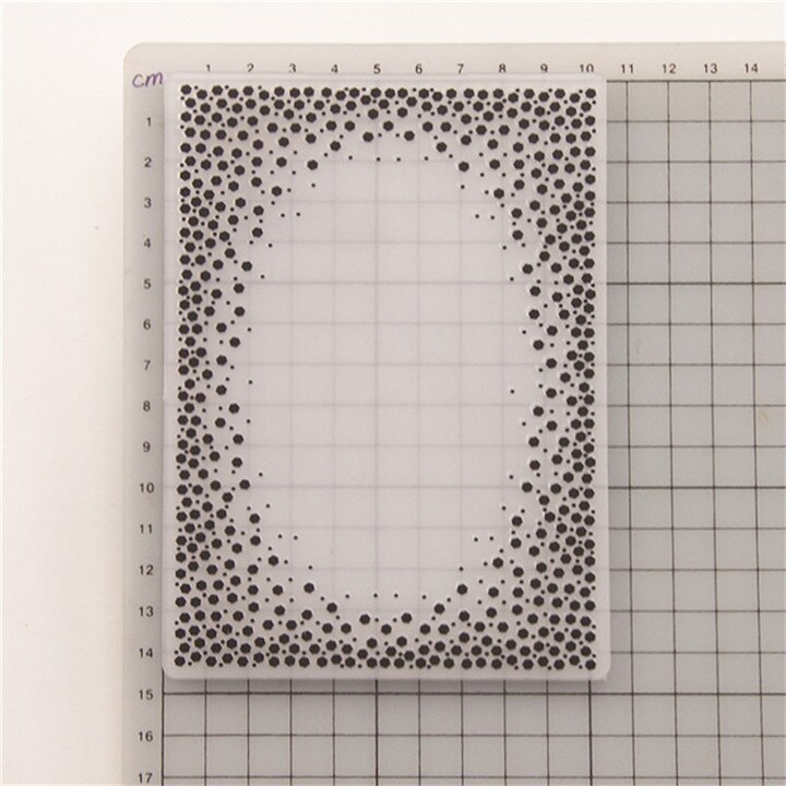 1 pcs Embossing Folders DIY making Paper Cards Craft Card stencil Scrapbook Template Plastic transparent Stamps Wedding Decor: purple