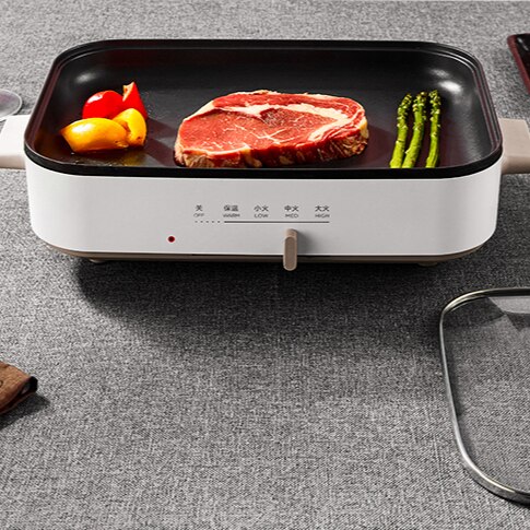 Multi-function pie oven, electric cooker, mini pot, grill, omelette omelet, frying boiler, crepe pancake oven cooker