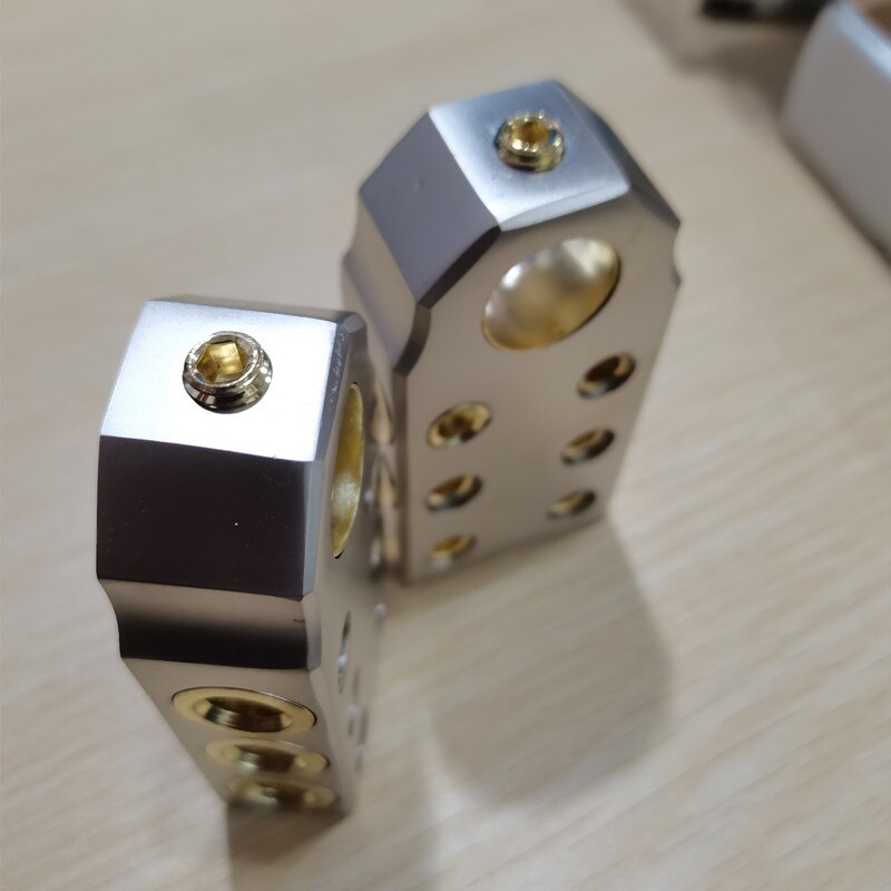 Car Audio Modified Battery Head Clip Terminal Connector Audio Cable Splitter Audio Power Accessory Connector