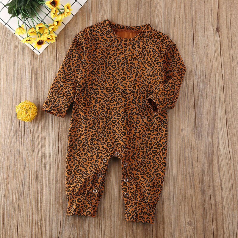 0-18M Infant Baby Junge Mädchen Langarm-body Overall Insgesamt Outfits