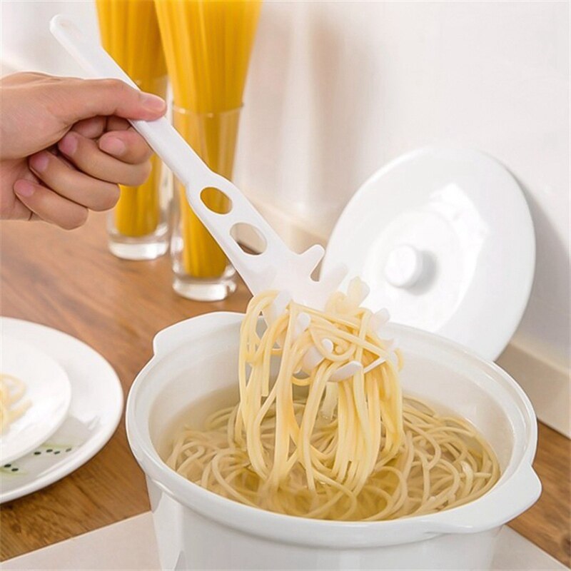 Praktische Pasta Noodle Lepel Pasta Scoop Vergiet Noodle Spaghetti Pollepel Slot Lepel Nylon Vergiet Keuken Gadget