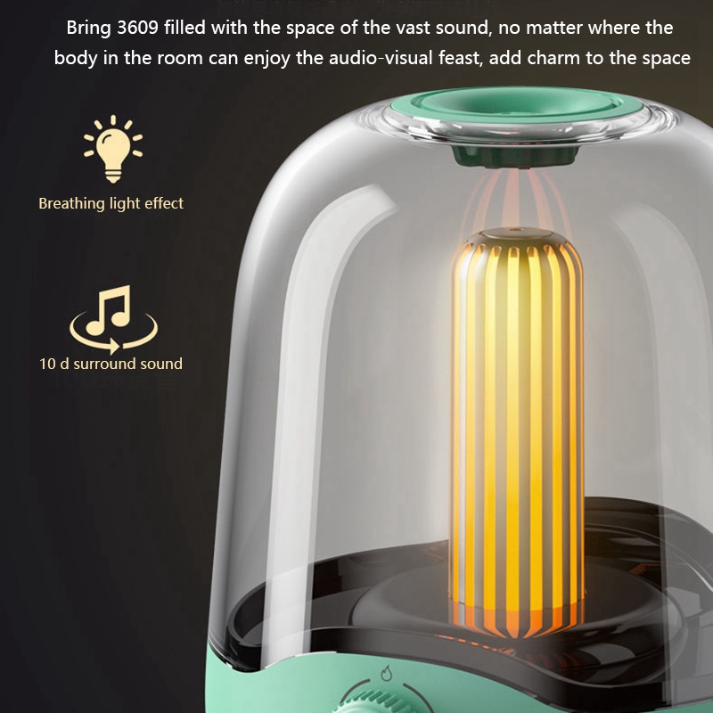 Breathe light bluetooth speaker , 10d surround sound 40w high-power bluetooth speakers for parties and homes