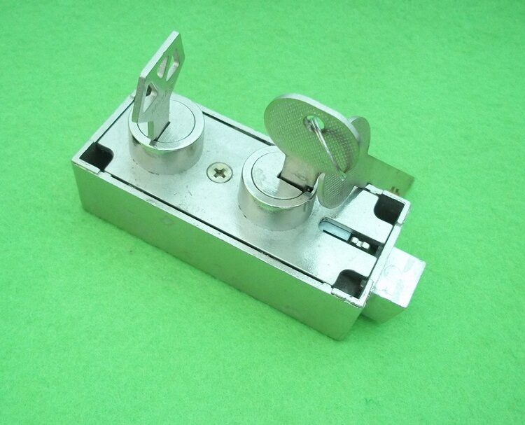 Double Vault Lock Double Key Lock Safe Deposit Box Lock Bank Vault Lock Coin Box Anti-Theft Lock Core 125b-6