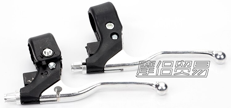 Mini motorcycle modified parts left and right brake lever wire brake handle for 47-49CC two-stroke mini car, small off-road