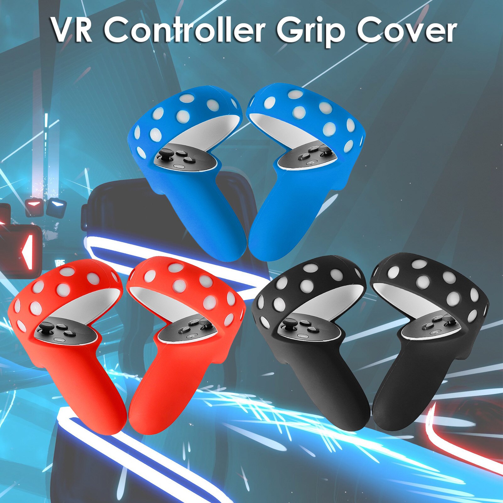 For Oculus Quest 2 VR Controller Grip Cover Accessories