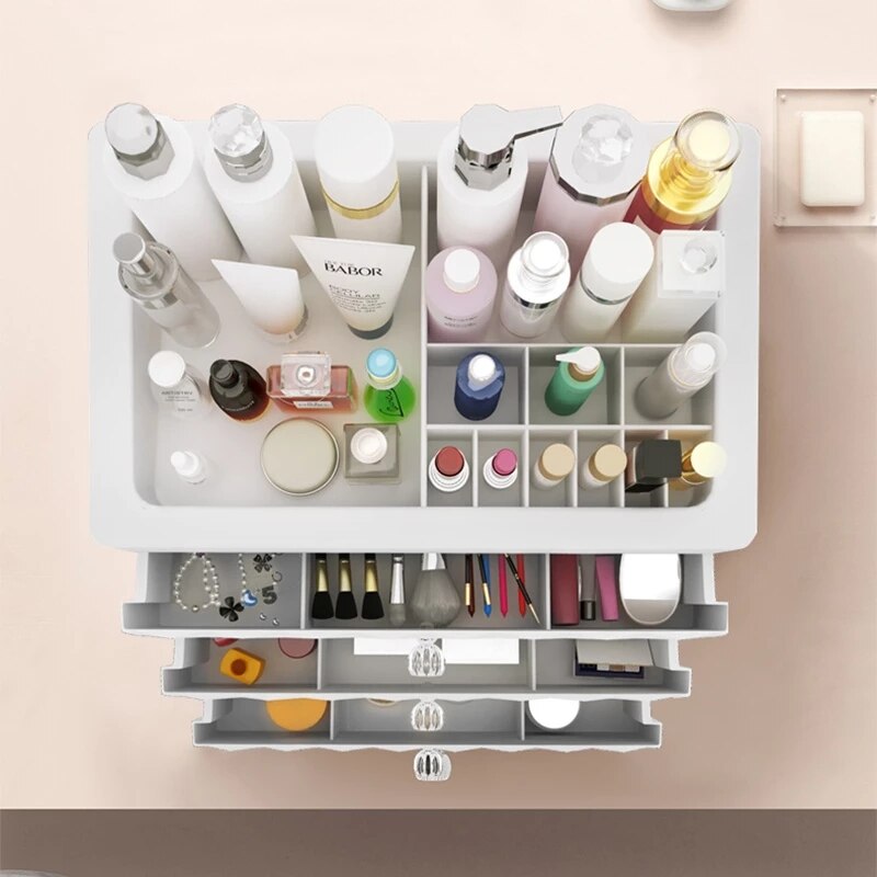 Cosmetic Organizers Drawer Makeup Organizer Cosmetic Case Waterproof Jewelry Box Beauty Skin Care Home Storage Box
